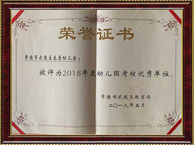 2018年度优秀单位